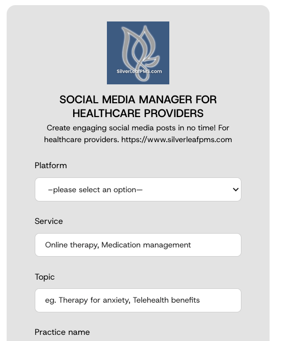 SLPMS Social Media Post Tool-Multiple Platforms