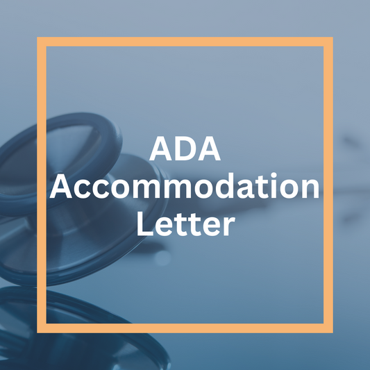 ADA Accommodation Letter