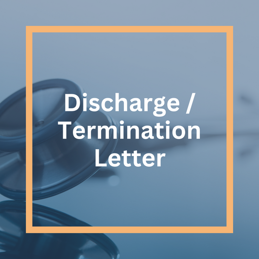 Discharge / Termination Letter