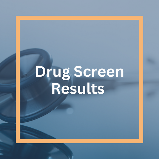 Drug Screen Results 