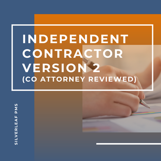 Independent Contractor - Version 2 (CO Attorney Reviewed)