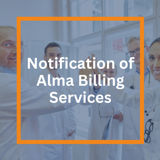 Notification of Alma Billing Services