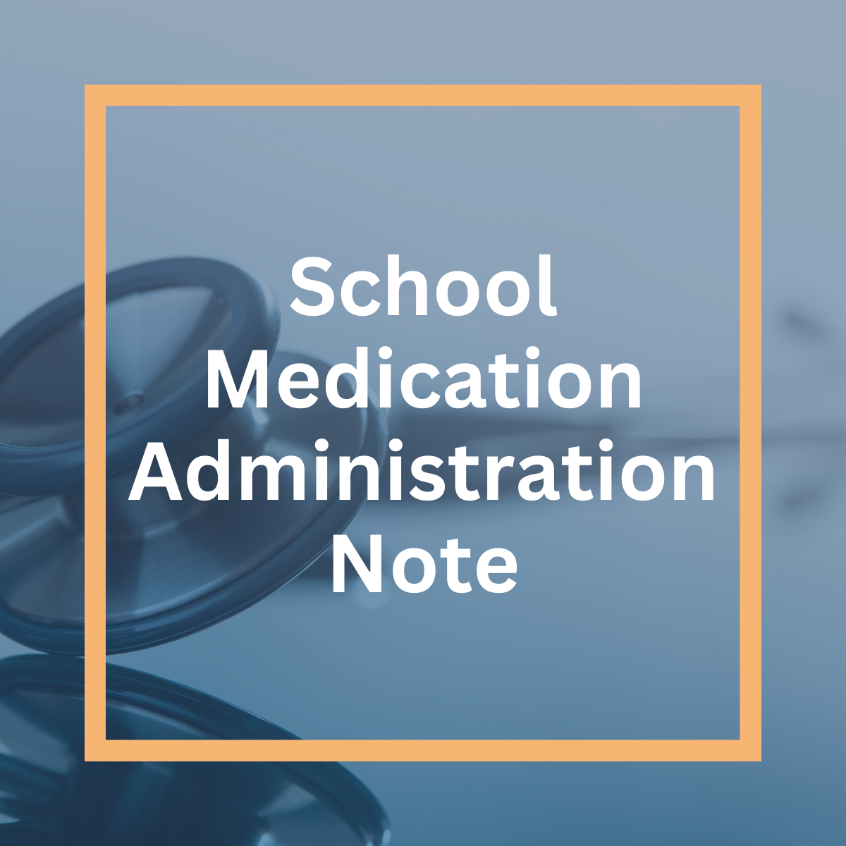 School Medication Administration Note