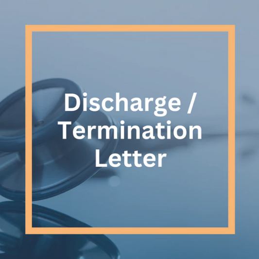 Discharge / Termination Letter (PDF)