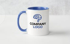 "Azure Affinity" Blue Practice Logo Mug